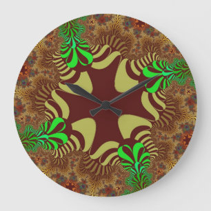 Bronze Cross Large Clock