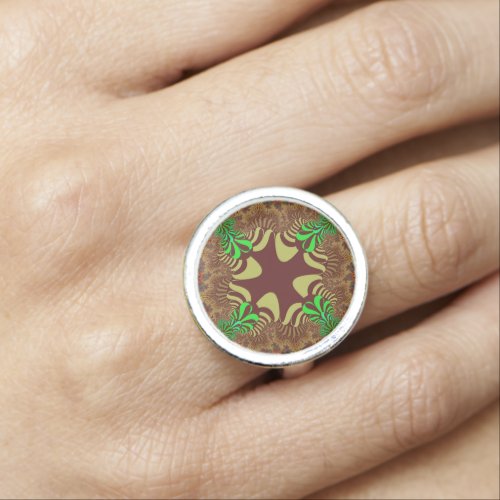 Bronze Cross Ring