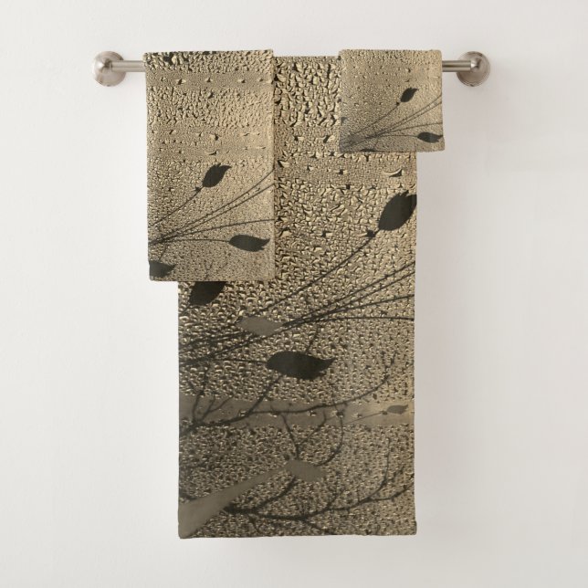 Bronze Dew Drops Bath Towel Set (Insitu)