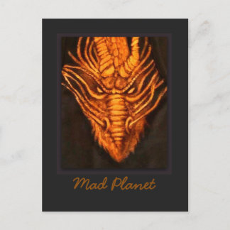 Bronze Dragon Head Postcard