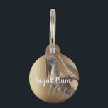 Bronze Dragon Pet Dog Cat Lost Id Tag<br><div class="desc">This design was created though digital art. It may be personalized in the area provided or customizing by choosing the click to customize further option and changing the name, initials or words. You may also change the text color and style or delete the text for an image only design. Contact...</div>