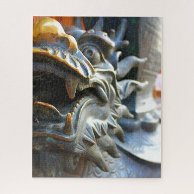 Bronze Dragon - Shanghai, China - 16x20 - 520 pcs Jigsaw Puzzle (Vertical)