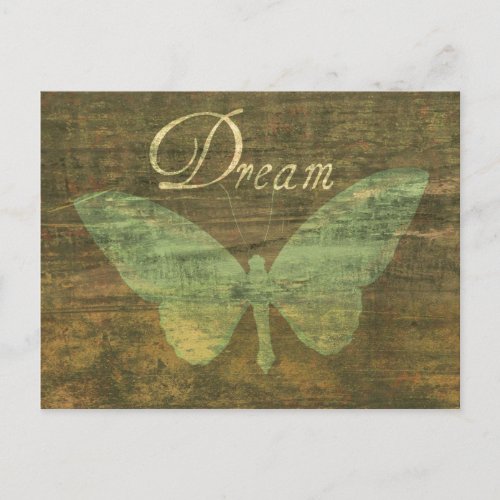 Bronze Dream Butterfly Postcard