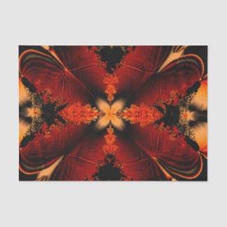 Bronze Feather Fractal Tissue Paper