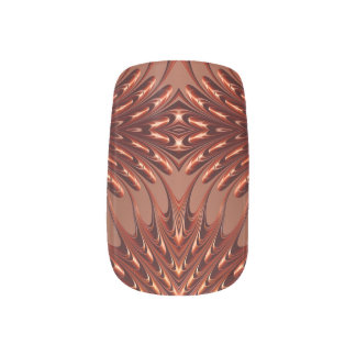 Bronze fractal Design ~  Minx Nail Art