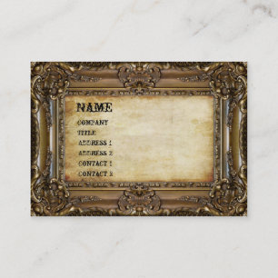 Bronze Frame - Business Card