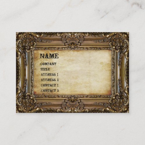 Bronze Frame - Business Card