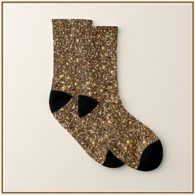 Bronze Glitter  Socks (https://www.zazzle.com/store/capricepetit)