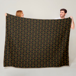 Bronze Godzilla Skin Pattern Fleece Blanket