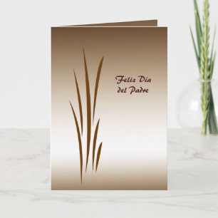 Bronze Grass Dias del Padre Card