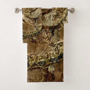 Bronze Griffins by Deprise Bath Towel Set