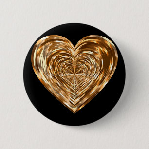 Bronze heart button
