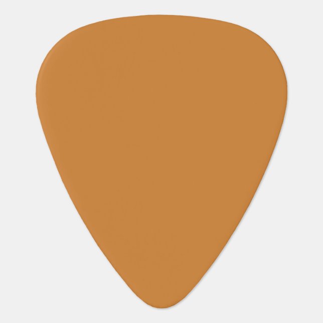 Bronze High End Single Color Guitar Pick (Front)
