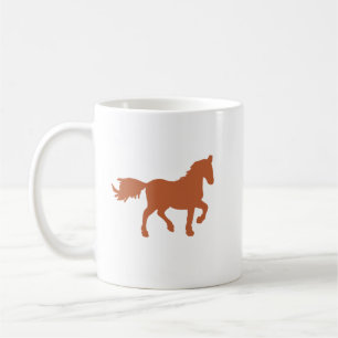 Bronze Horse Zodiac Emblem Mug
