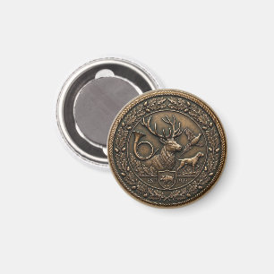 Bronze Hunting Emblem Magnet