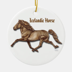 Bronze Icelandic Ceramic Ornament