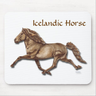 Bronze Icelandic Horse Mouse Pad