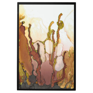 Bronze Imagination Alcohol Ink  Metal Print