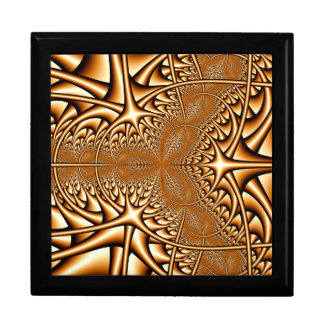 Bronze Kaleidoscope Fractal Gift Box