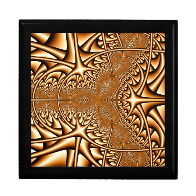Bronze Kaleidoscope Fractal Gift Box (Front)