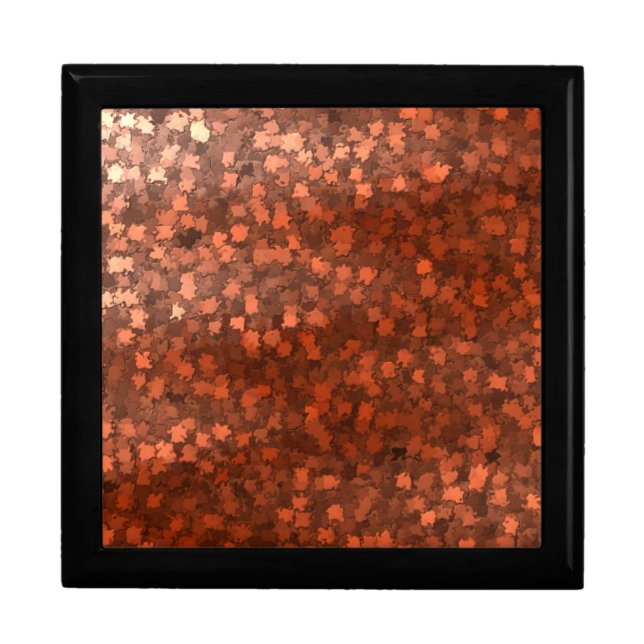 Bronze Leaf Camo Keepsake Box (Front)