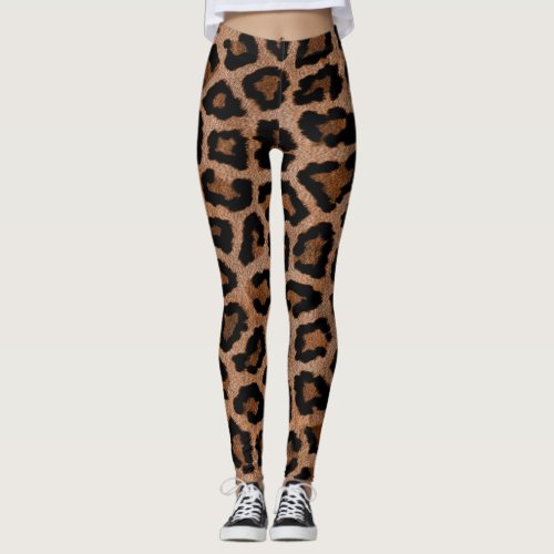 Bronze Leopard_Cheetah Print  Leggings
