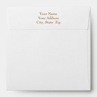 Bronze Lined ~ Matches Hanukkah, Etc. Items Envelope