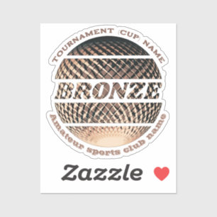 Bronze medal, 3rd place winner  sticker