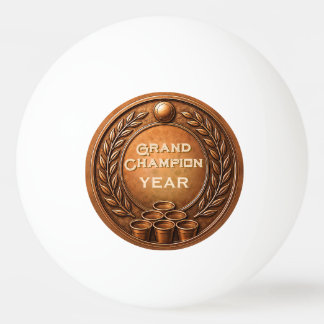 Bronze Medal Beer Pong Tournament Championship Ping Pong Ball