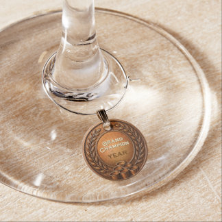 Bronze medal Beer Pong Tournament Championship Wine Charm
