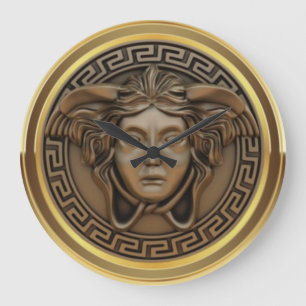 Bronze Medusa Large Clock