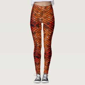 Bronze Mother of Dragons Dragon Scale Leggings