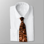 Bronze orange brown copper faux glitters sparkles neck tie<br><div class="desc">Beautiful bronze,  orange,  brown shiny sparkles 
Photo of Bronze sparkles not actual glitters!</div>