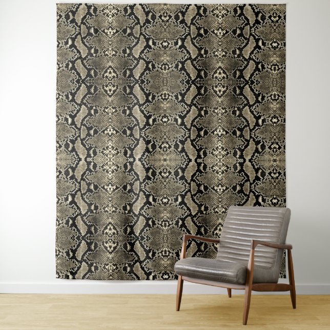 Bronze Python Exotic Snakeskin Backdrop (In Situ)
