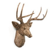 Bronze Sculpture Stag Deer Head (Right)