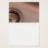Bronze sink drain (Front & Back)