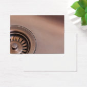 Bronze sink drain (Desk)