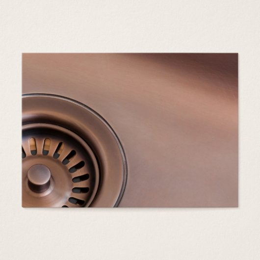 Bronze sink drain (Front)