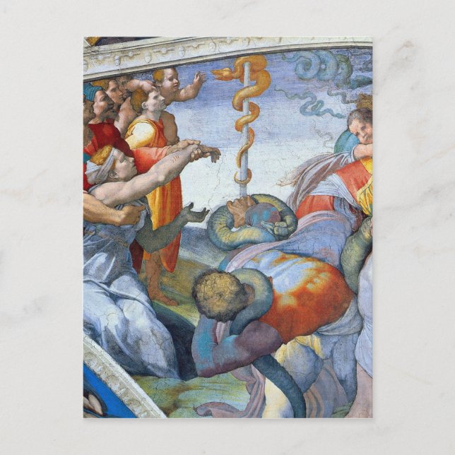 Bronze snake by Michelangelo Unterberger Postcard (Front)