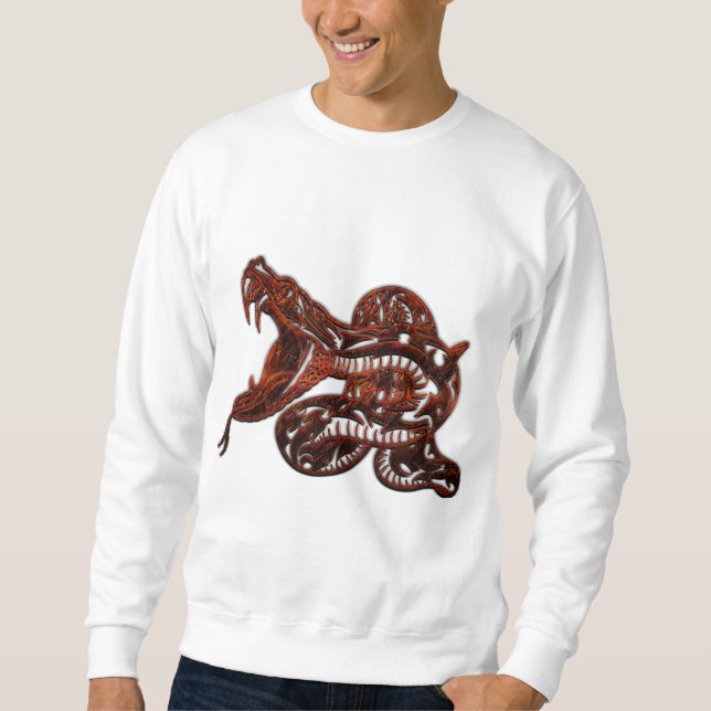 Bronze Snake T-shirt Sweatshirt (Front)