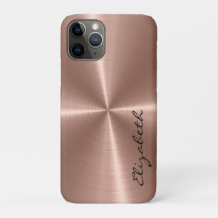 Bronze Stainless Steel Metal Look iPhone 11 Pro Case
