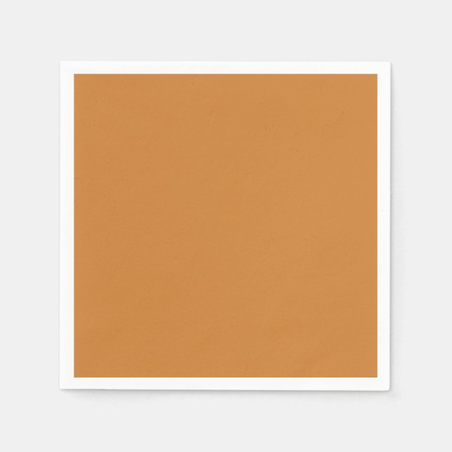 Bronze Standard Cocktail Paper Napkin (Front)
