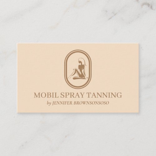 Bronze Sun Body Skincare Spray Tanning Calling Card