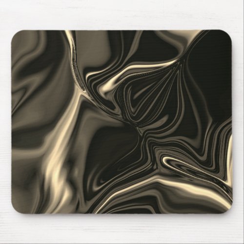 Bronze undulations on brownish beige background mouse pad