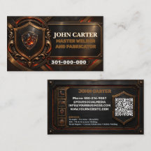 Bronze Welding Metalwork Custom Logo QR Code