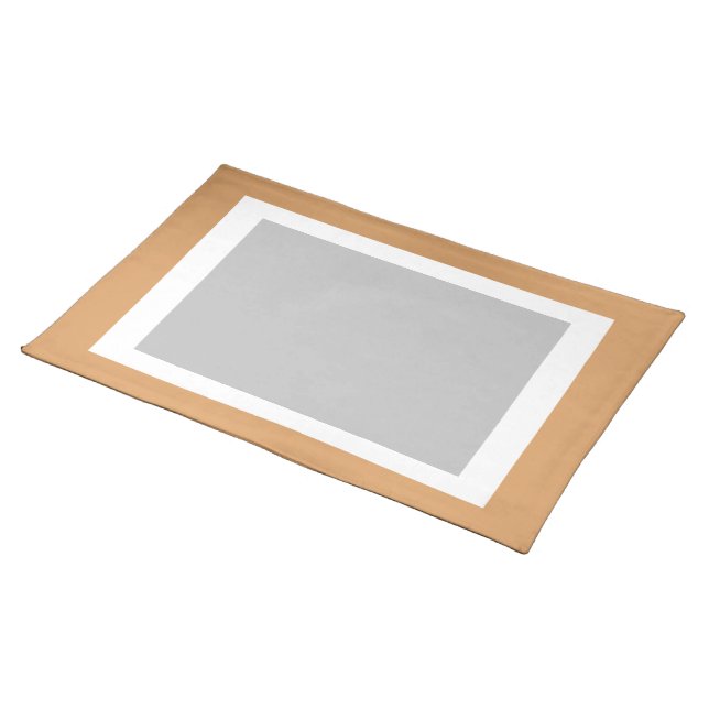 Bronze White and Silver Placemat (On Table)