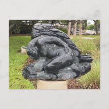 Bronze Winged Memorial Sculpture