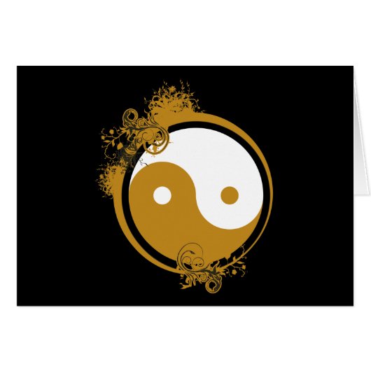 Bronze Yin Yang Cards (Front Horizontal)