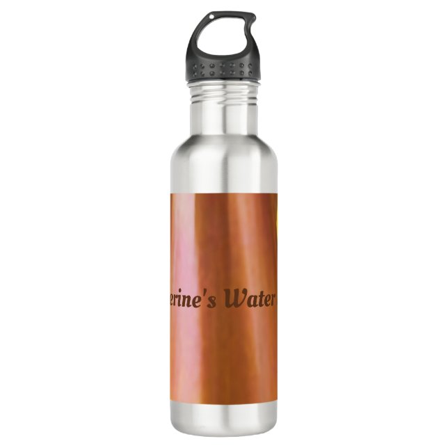 Bronzed Stainless Steel Water Bottle (Front)