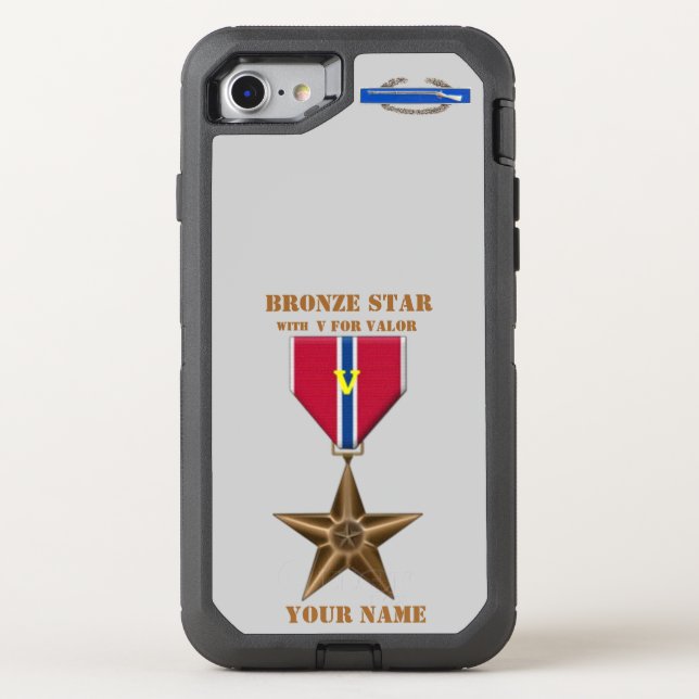 BRONZESTAR (With V for Valor) Otterbox iPhone Case (Back)